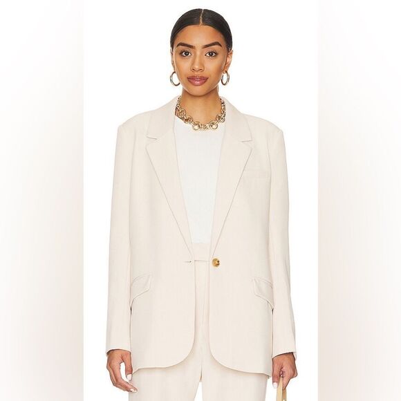 Steve Madden Kris Blazer in Pristine Ivory - Picture 1 of 5